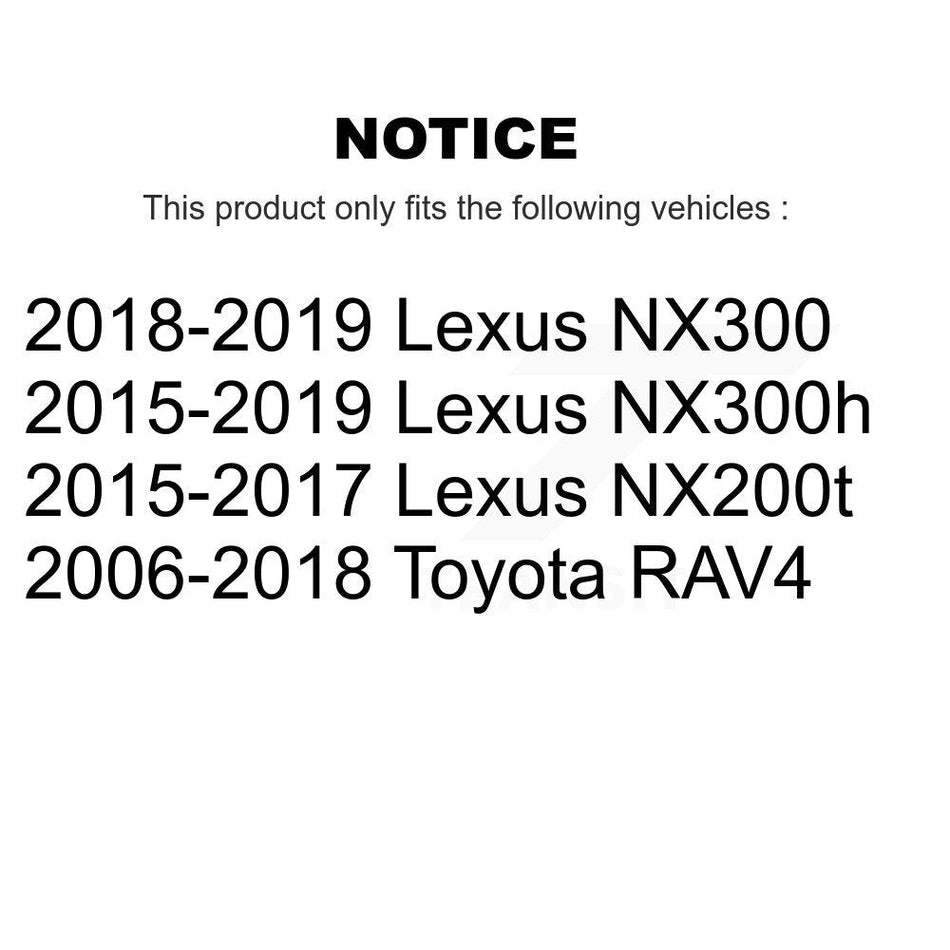 Front Suspension Control Arm And Ball Joint Assemblies Kit For Toyota RAV4 Lexus NX200t NX300 NX300h K72-100617