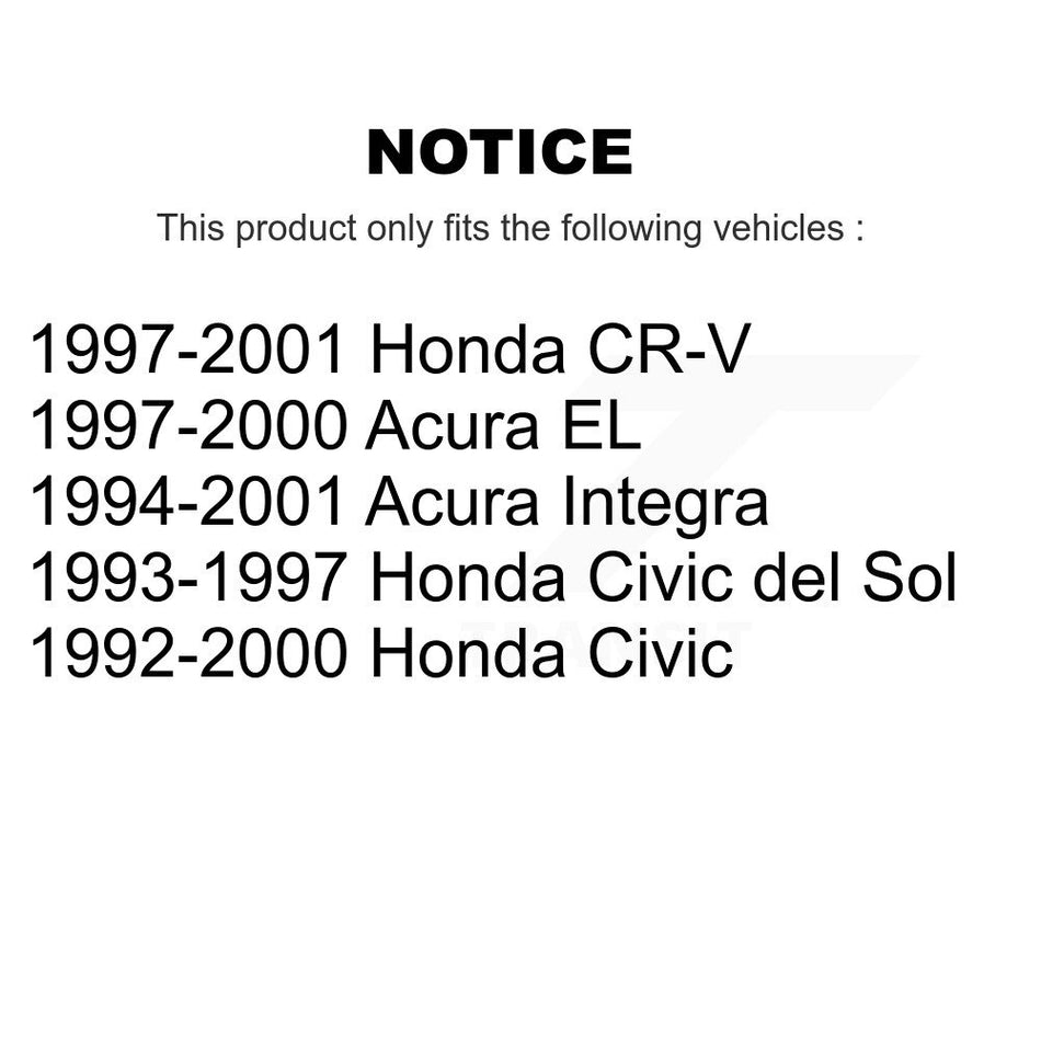 Front Suspension Ball Joint And Tie Rod End Kit For Honda Civic CR-V Acura Integra del Sol EL K72-100913