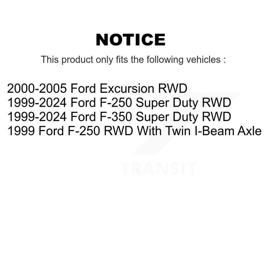 Front Suspension Ball Joints Pair For Ford F-250 Super Duty F-350 Excursion RWD K72-101084