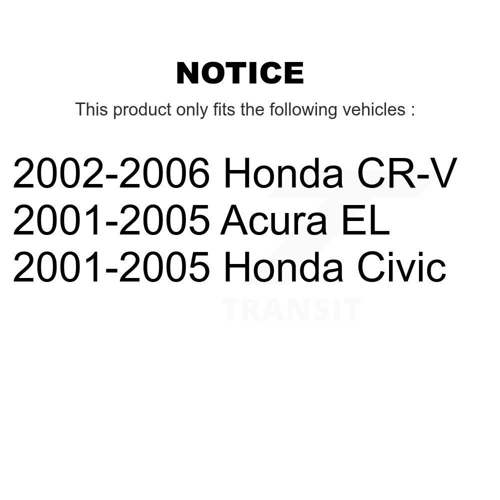 Front Outer Steering Tie Rod End Pair For Honda Civic CR-V Acura EL K72-101341