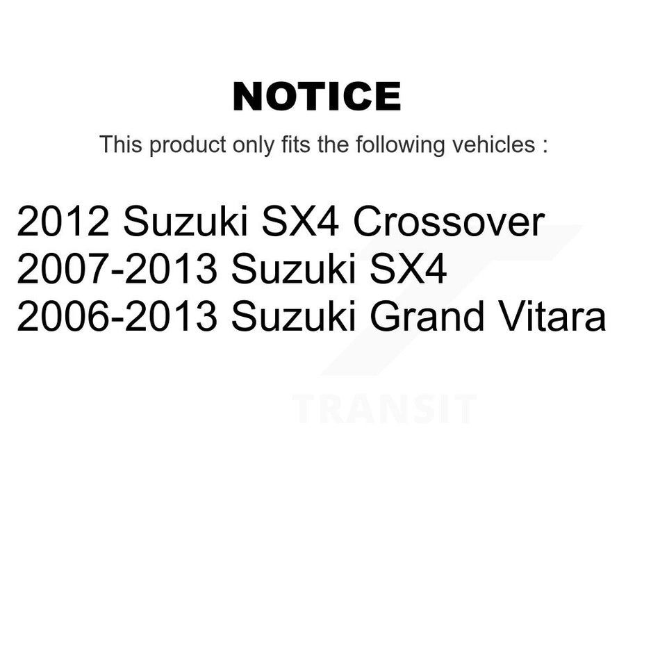 Front Outer Steering Tie Rod End Pair For Suzuki SX4 Grand Vitara Crossover K72-101357