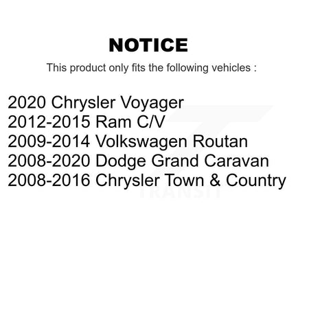 Front Outer Tie Rod End Pair For Dodge Grand Caravan Chrysler Town & Country Ram C/V K72-101358