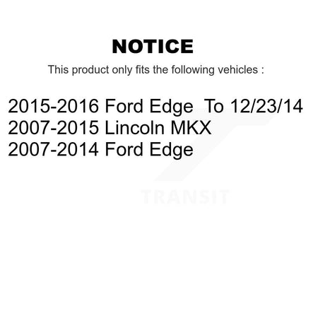 Front Inner Steering Tie Rod End Pair For Ford Edge Lincoln MKX K72-101382