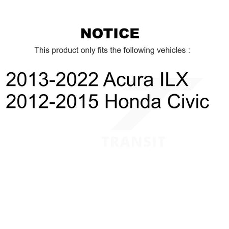 Front Inner Steering Tie Rod End Pair For Honda Civic Acura ILX K72-101406