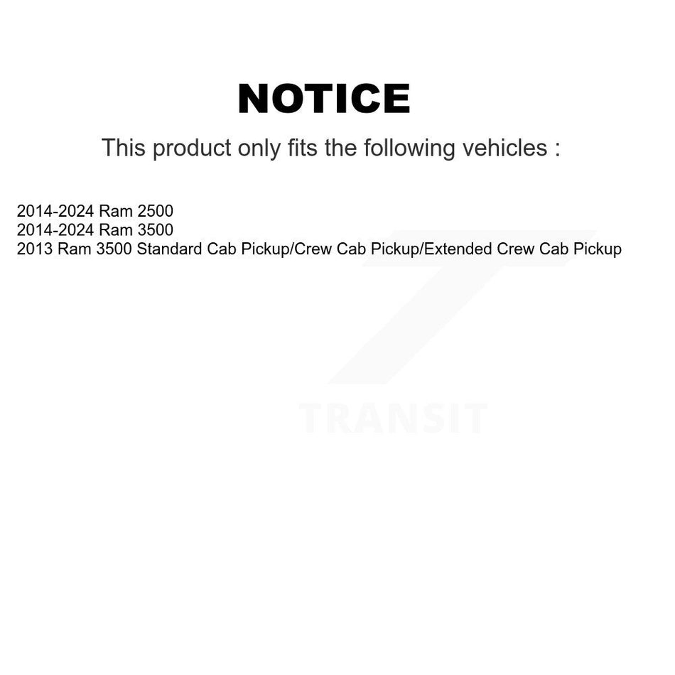 Front Lower Suspension Ball Joints Pair For Ram 2500 3500 K72-101467