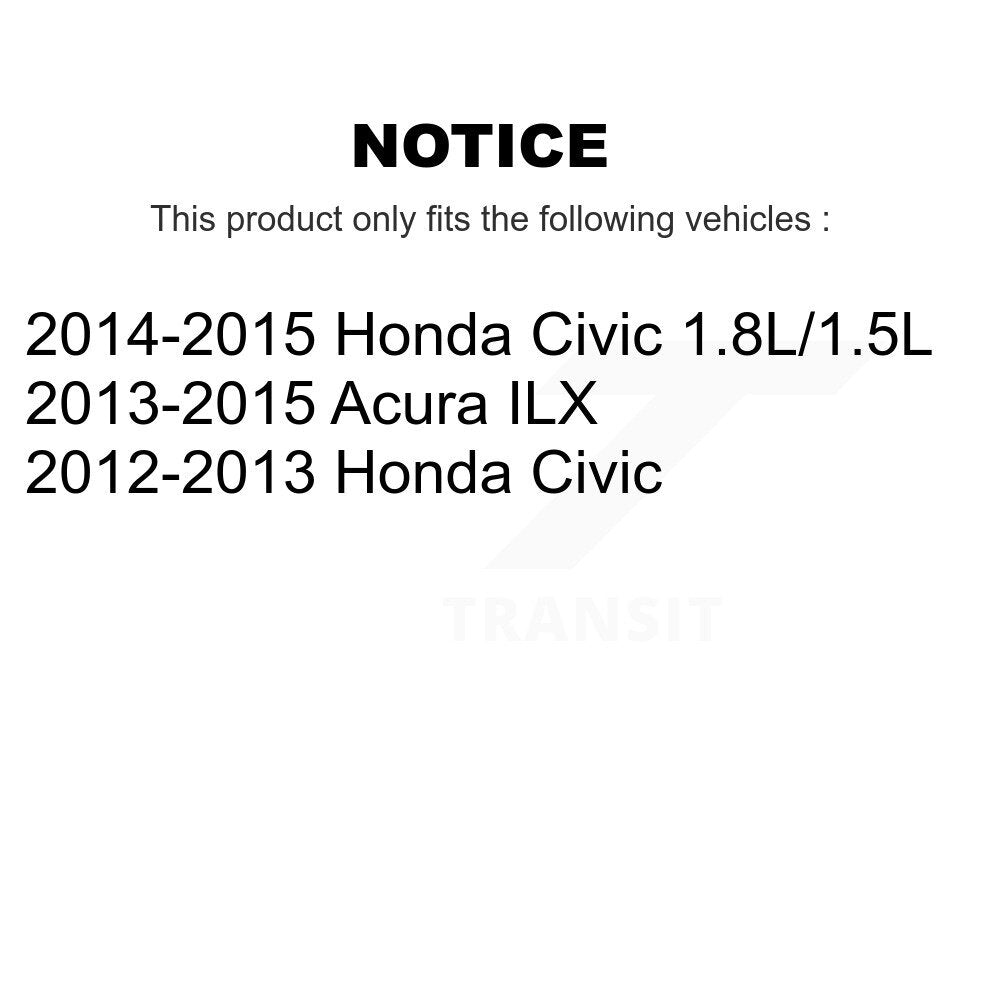 Front Suspension Control Arm And Tie Rod End Kit For Honda Civic Acura ILX K72-101498