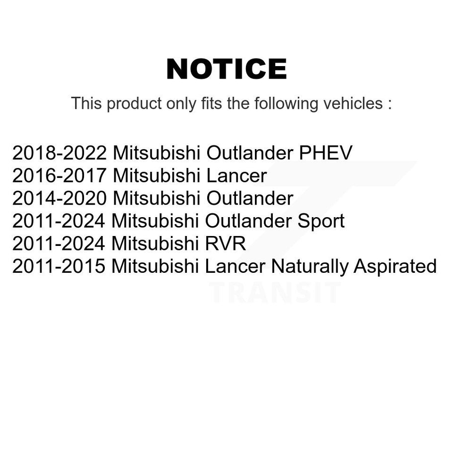 Front Suspension Control Arm And Ball Joint Tie Rod End Link Kit (8Pc) For Mitsubishi RVR K72-101526