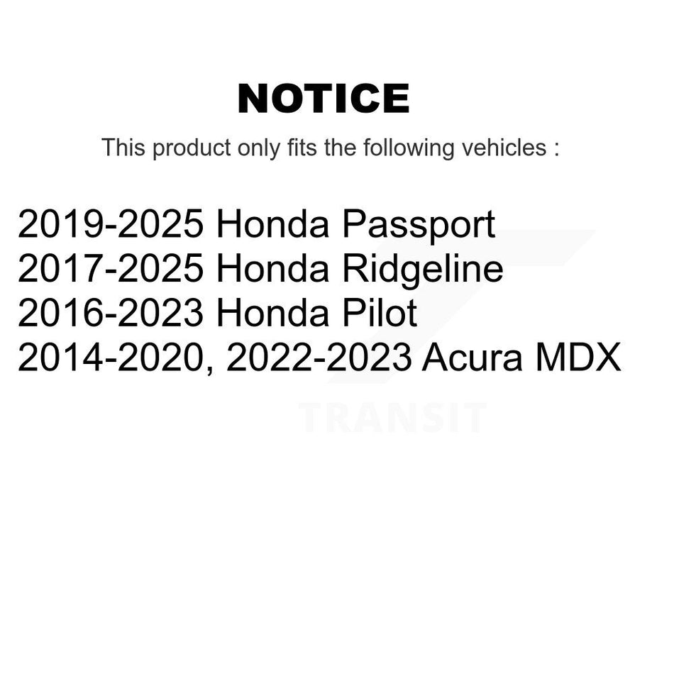 Front Suspension Link Kit For Honda Pilot Acura MDX Ridgeline Passport K72-101561