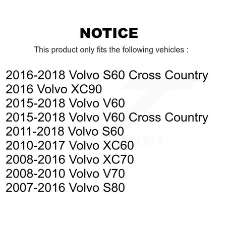 Front Suspension Link Pair For Volvo XC60 XC70 S60 V60 XC90 S80 Cross Country V70 K72-101569