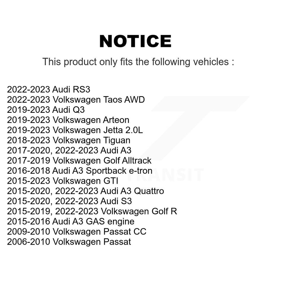 Front Outer Tie Rod End Kit For Volkswagen Tiguan Jetta Audi Q3 Taos GTI A3 Quattro Golf K72-101636