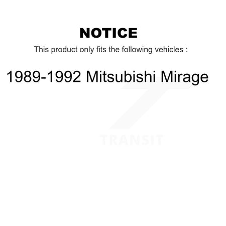 Front Rear Suspension Stabilizer Bar Link Kit For 1989-1992 Mitsubishi Mirage K72-101666