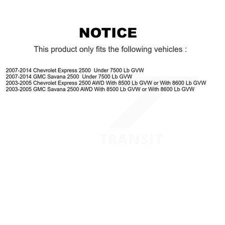 Front Upper Control Arm & Ball Joint Tie Rod End Link Kit For Chevrolet Express 2500 GMC K72-101707