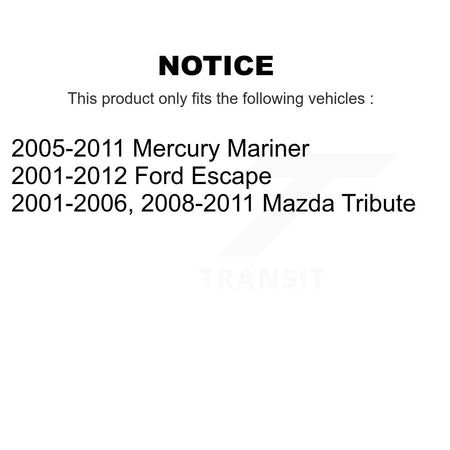 Front Suspension Strut Shock Mounting Pair For Ford Escape Mazda Tribute Mercury Mariner K73-100116