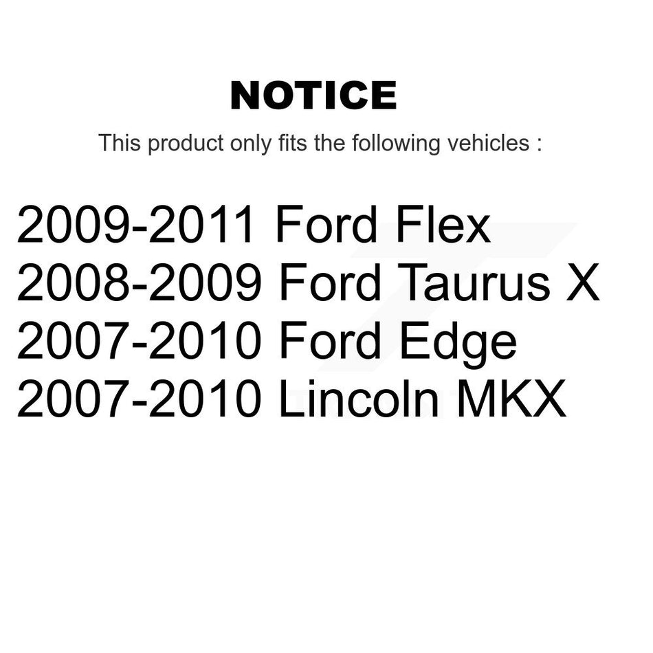 Front Suspension Strut Shock Mounting Pair For Ford Edge Flex Lincoln MKX Taurus X K73-100143