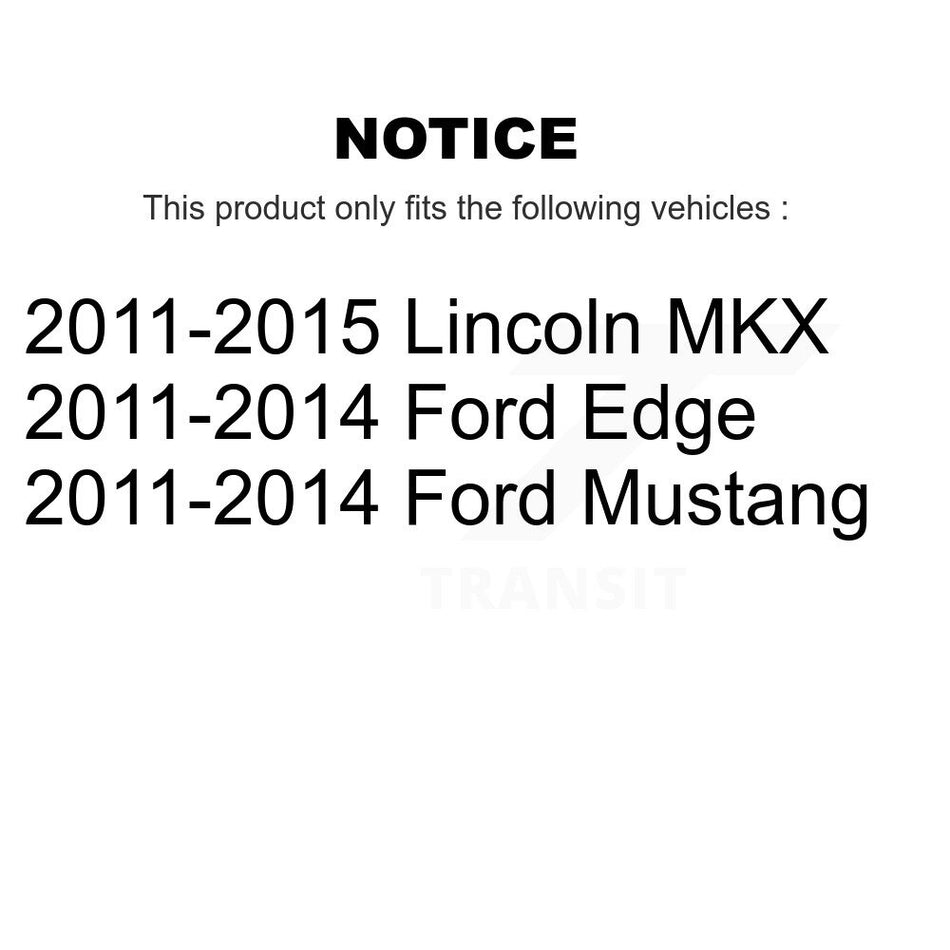 Front Suspension Strut Shock Mounting Pair For Ford Edge Mustang Lincoln MKX K73-100174