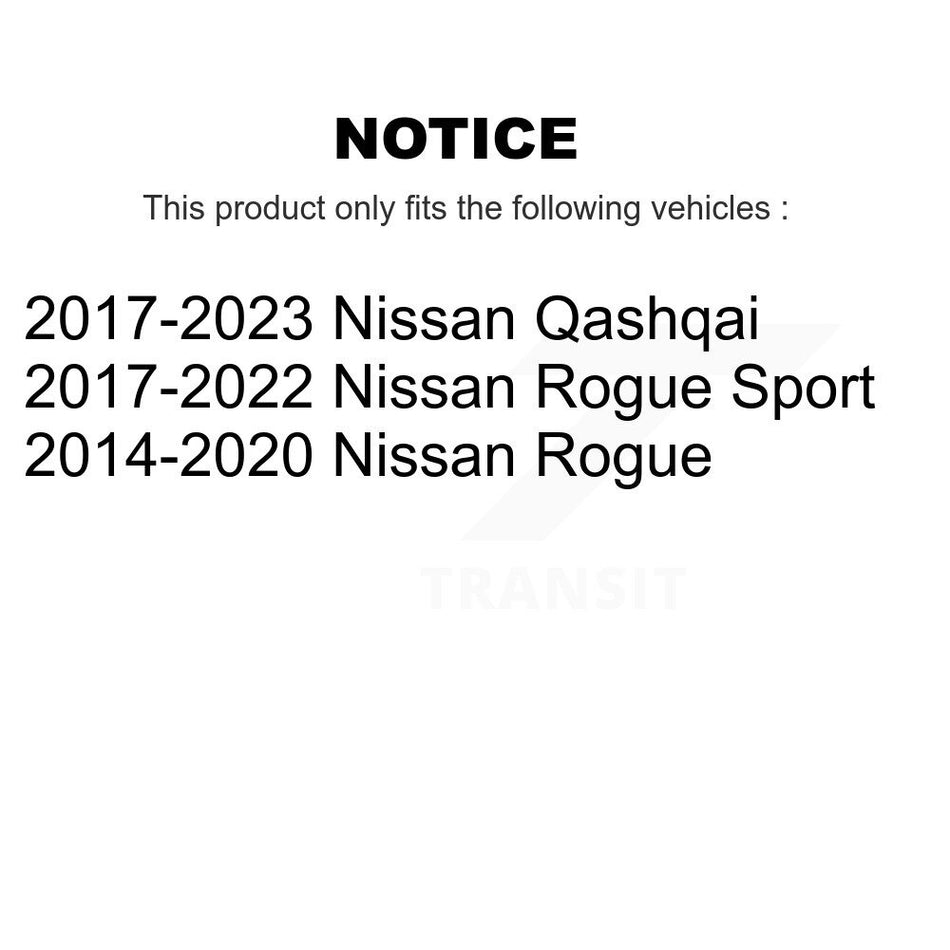 Front Suspension Strut Shock Mounting Pair For Nissan Rogue Sport Qashqai K73-100246