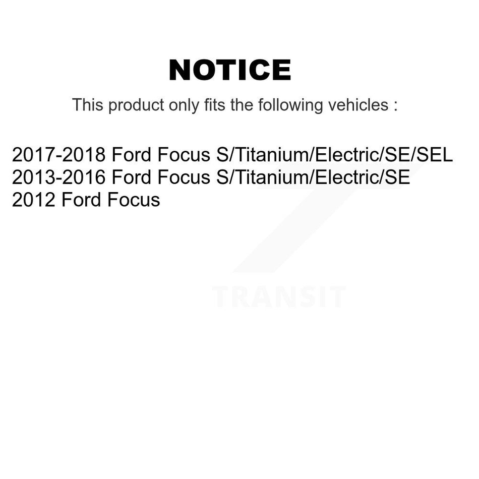 Rear Suspension Shock Absorber Pair For Ford Focus K78-100415