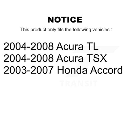 Front Suspension Struts Pair For Honda Accord Acura TL TSX K78-100694