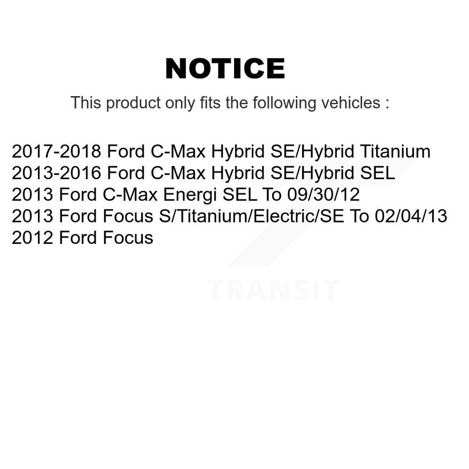 Front Suspension Struts Kit For Ford Focus C-Max K78-100763