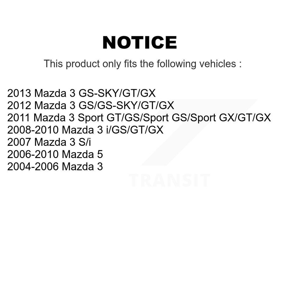Front Suspension Struts Kit For Mazda 3 5 K78-100817