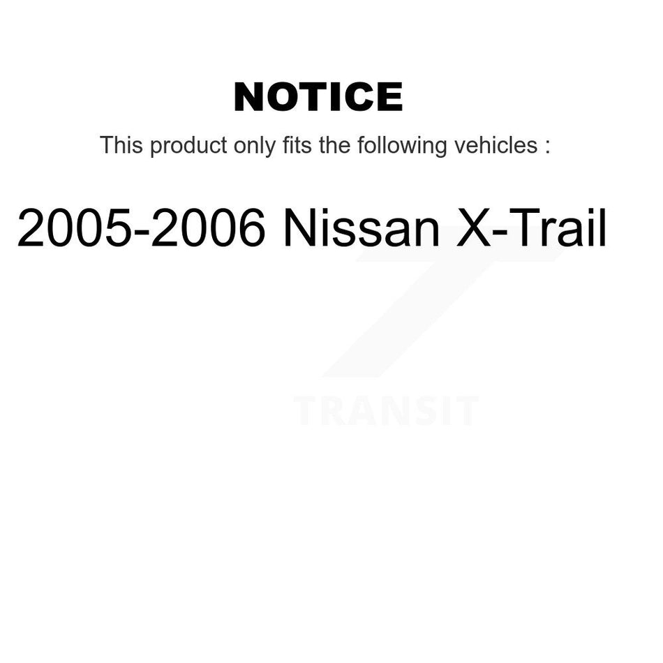 Front Suspension Struts Kit For 2005-2006 Nissan X-Trail K78-100829