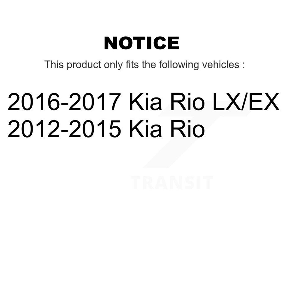 Front Rear Suspension Struts And Shock Absorbers Kit For Kia Rio K78-100959