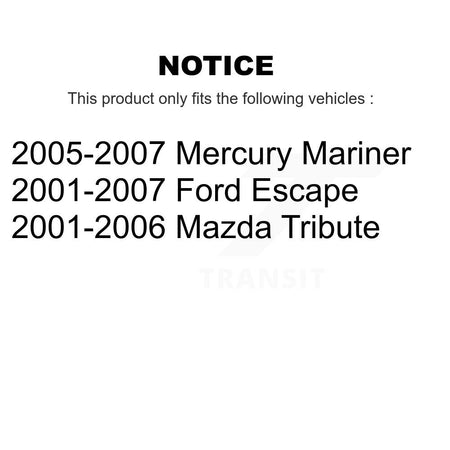 Front Rear Suspension Struts & Shock Absorbers Kit For Ford Escape Mazda Tribute Mercury K78-100982