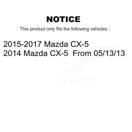 Front Rear Suspension Struts And Shock Absorbers Kit For Mazda CX-5 K78-100985