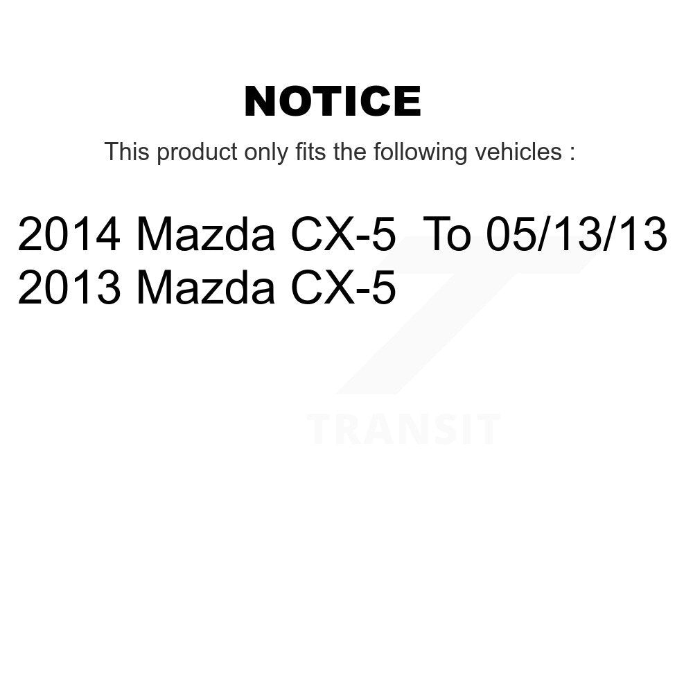 Rear Suspension Shock Absorbers Pair For Mazda CX-5 K78-101030
