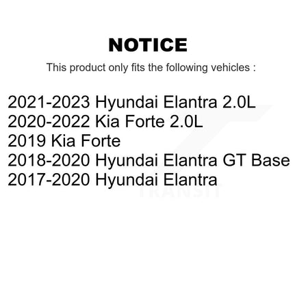Rear Suspension Shock Absorbers Pair For Hyundai Elantra Kia Forte GT K78-101076