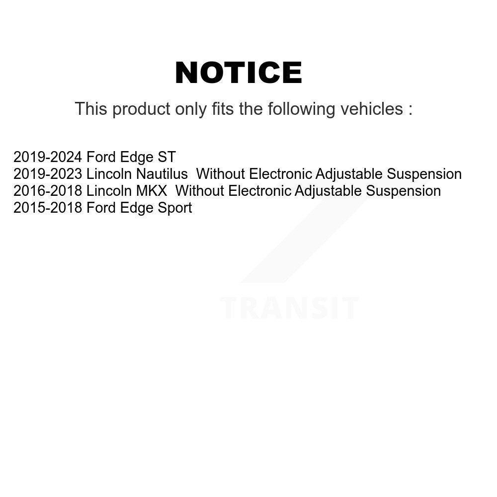 Rear Suspension Shock Absorbers Pair For Ford Edge Lincoln Nautilus MKX K78-101106