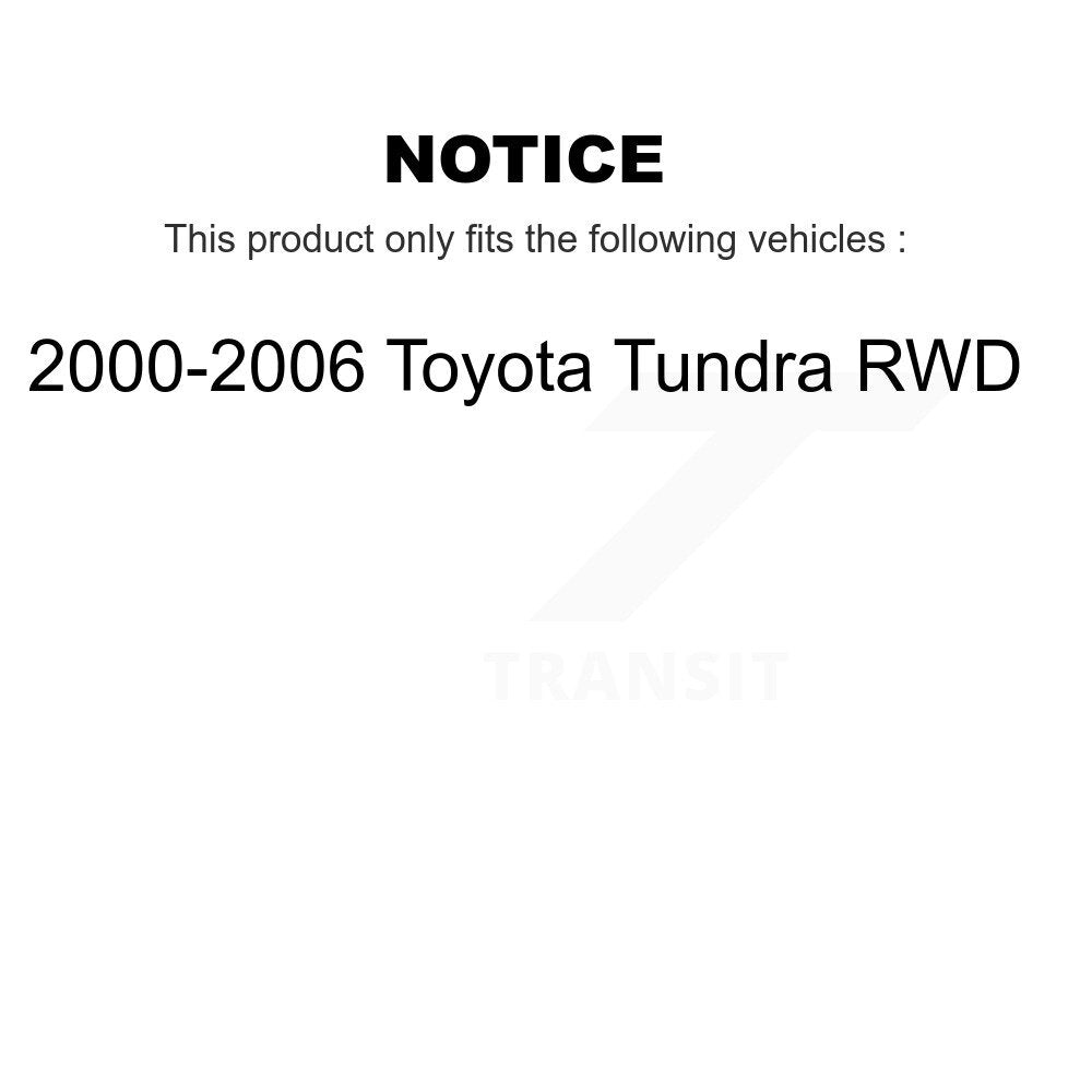 Rear Suspension Shock Absorbers Pair For 2000-2006 Toyota Tundra RWD K78-101130