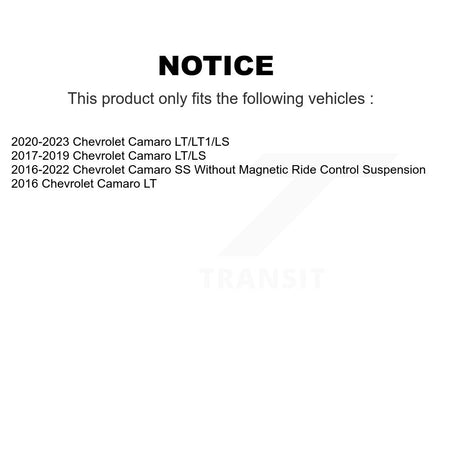 Rear Suspension Shock Absorbers Pair For Chevrolet Camaro K78-101134