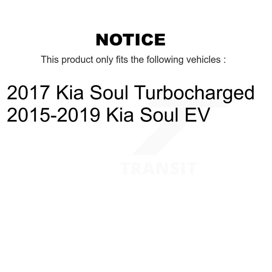 Rear Suspension Shock Absorbers Pair For Kia Soul EV K78-101135