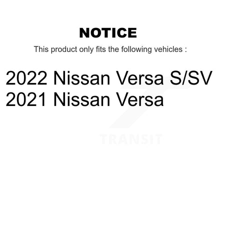 Front Rear Suspension Struts And Shock Absorbers Kit For Nissan Versa K78-101211