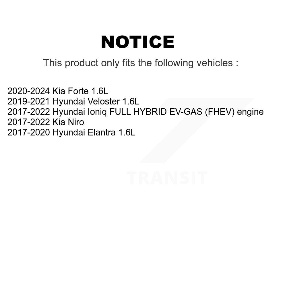 Rear Suspension Shock Absorbers Pair For Hyundai Elantra Kia Forte Ioniq Niro Veloster K78-101219