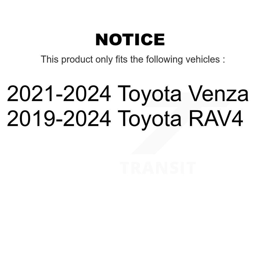 Front Complete Shocks Strut And Coil Spring Mount Assemblies Kit For Toyota RAV4 Venza K78A-100519