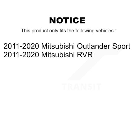 Front Complete Shocks Strut Coil Spring Kit For 2011-2020 Mitsubishi RVR Outlander Sport K78A-100535