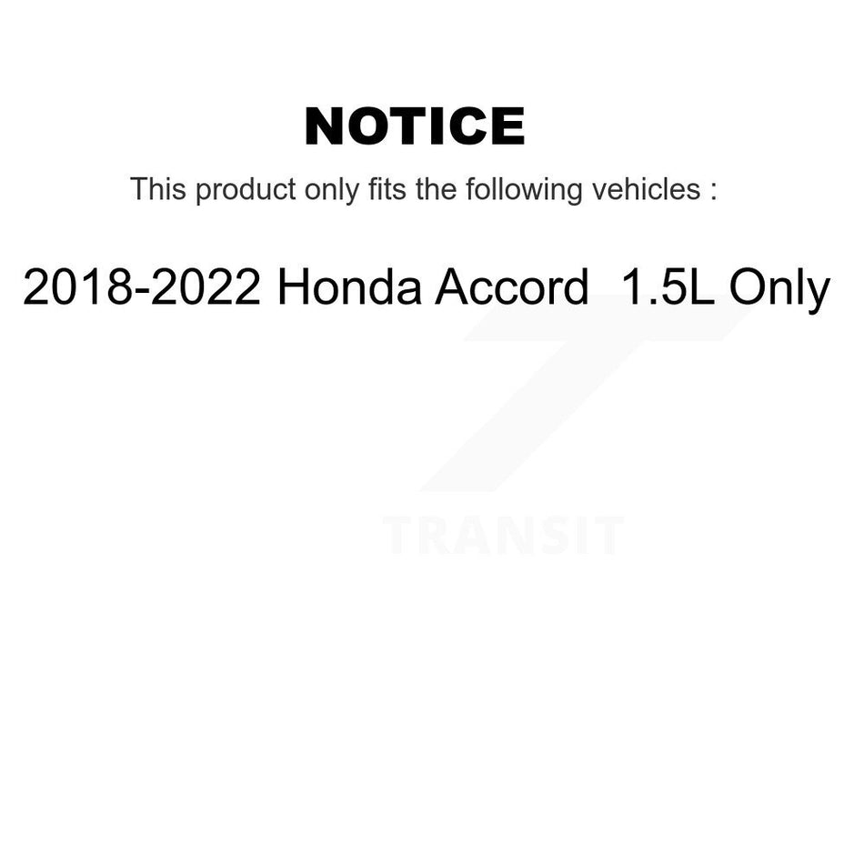 Front Complete Shocks Strut & Coil Spring Mount Kit For 2018-2022 Honda Accord 1.5L Only K78A-100570