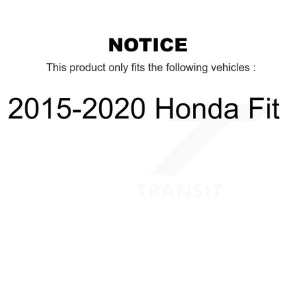 Front Rear Complete Shocks Strut And Coil Spring Assemblies Kit For 2015-2020 Honda Fit K78M-100475