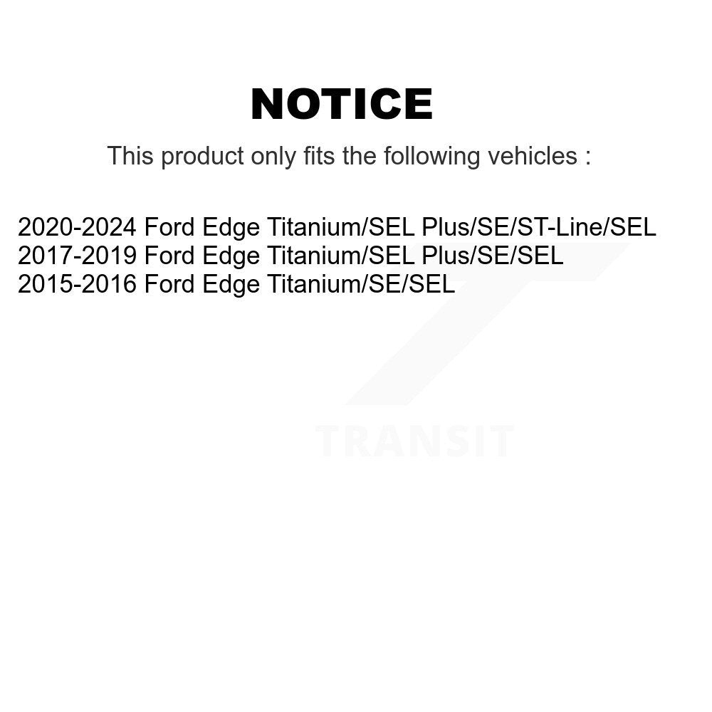 Front Rear Complete Shocks Strut And Coil Spring Mount Assemblies Kit For Ford Edge K78M-100491