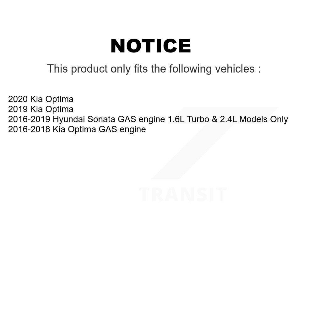 Front Rear Complete Shocks Strut Coil Spring Assembly Kit For Hyundai Sonata Kia Optima K78M-100493