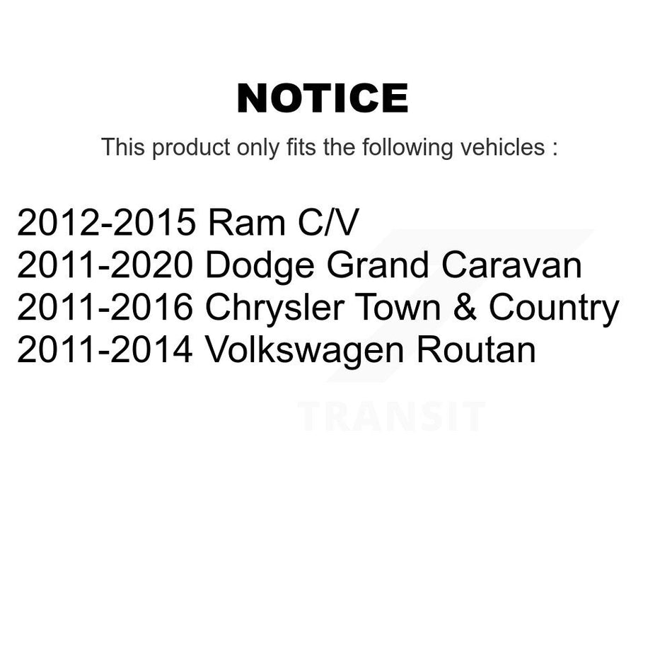 Front Tie Rod End And Boots Kit For Dodge Grand Caravan Chrysler Town & Country Ram C/V K7B-100034