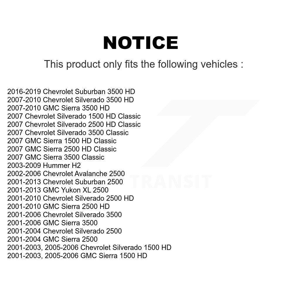 Front Left or Right Tie Rod End & Boot Kit For Chevrolet GMC Sierra 2500 HD Silverado H2 K7B-100057