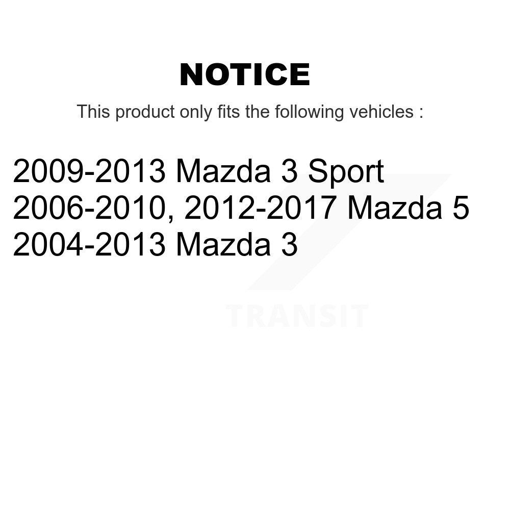Front Left Steering Tie Rod End & Boot Kit For Mazda 3 5 Sport K7B-100063