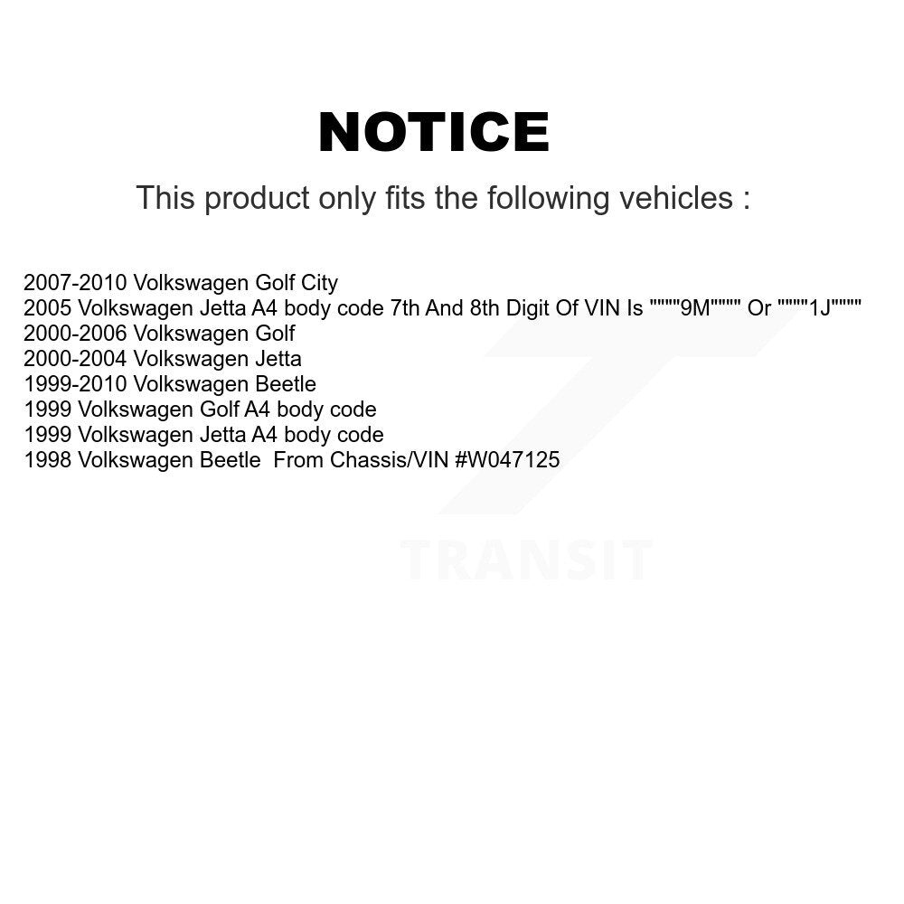 Front Right Steering Tie Rod End & Boot Kit For Volkswagen Jetta Golf Beetle City K7B-100086