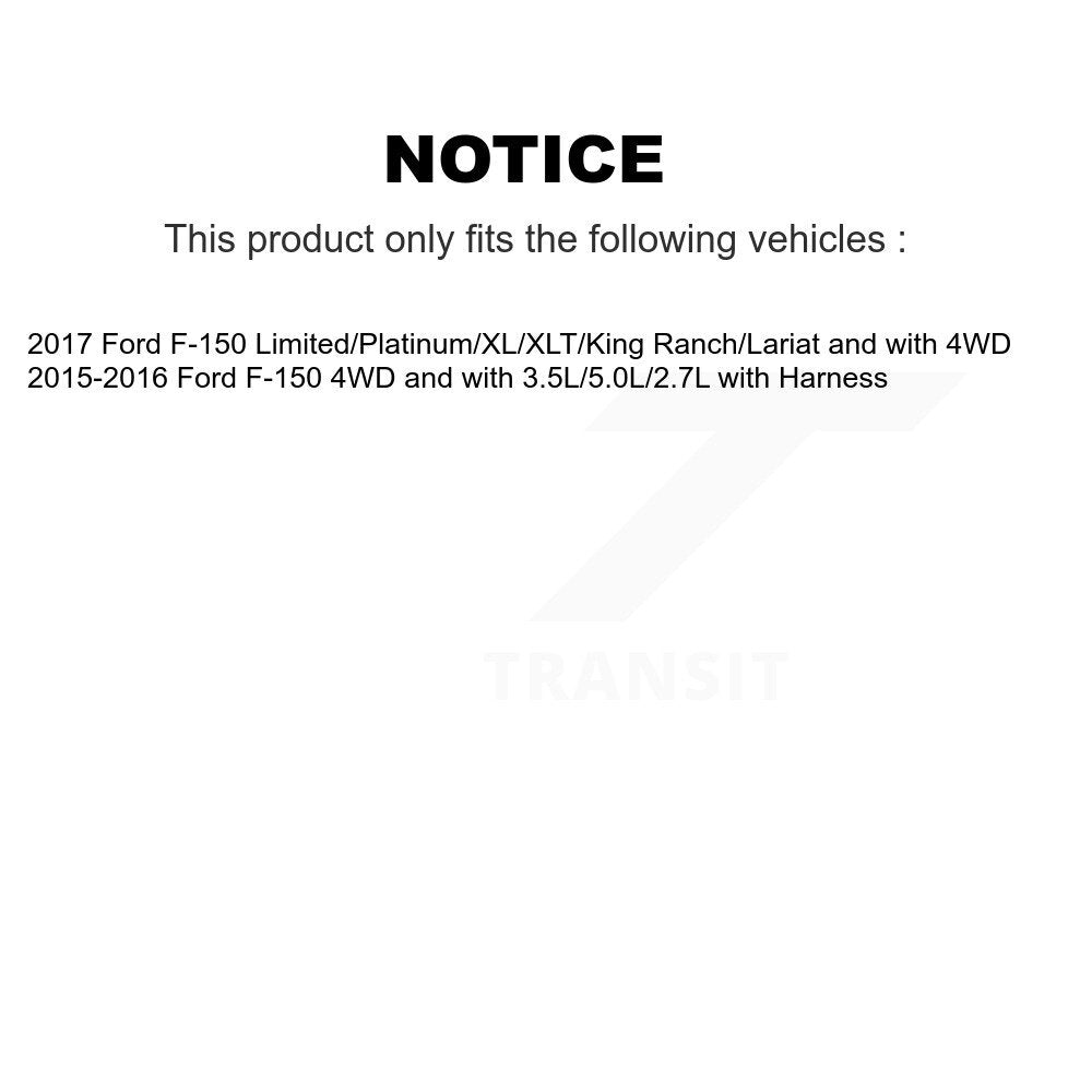 Front Wheel Hub Bearing And Extra ABS Sensor Kit For Ford F-150 K7S-100057