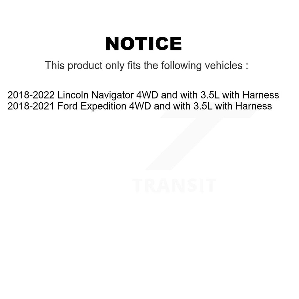 Front Wheel Hub Bearing And Extra ABS Sensor Kit For Ford Expedition Lincoln Navigator K7S-100058