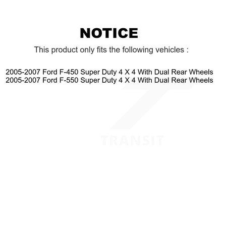 Front Wheel Hub Bearing Extra Sensor Kit For 2005-2007 Ford F-550 Super Duty F-450 4 X K7S-100145