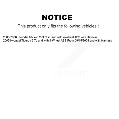 Rear Wheel Hub Bearing And ABS Sensor Kit For Hyundai Tiburon K7S-100407